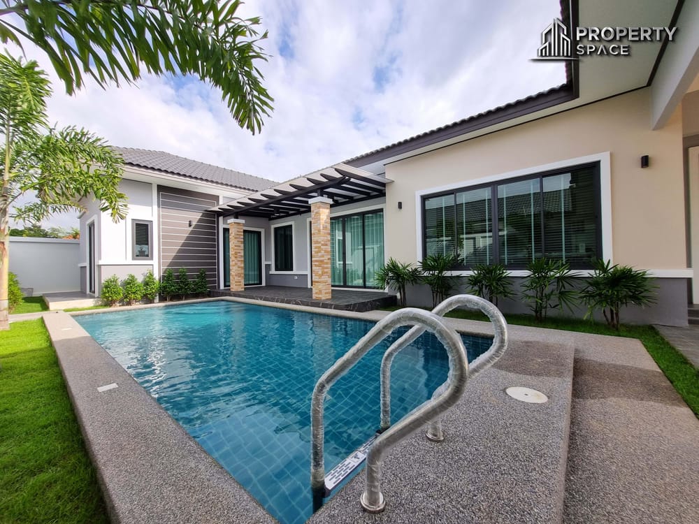 Brand New 3 Bedroom Detached House With Private Pool In Huay Yai For Sale Image 1