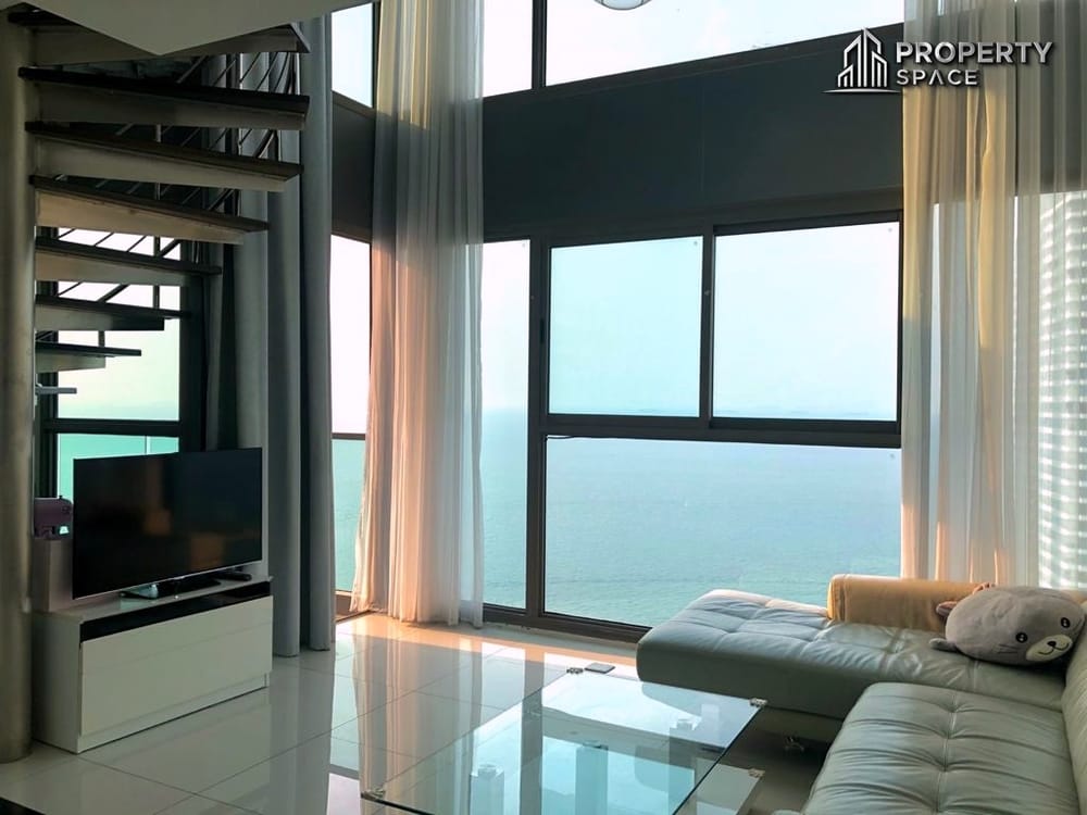 Luxury Sea View Duplex In Wongamat Tower Pattaya For Sale Image 1